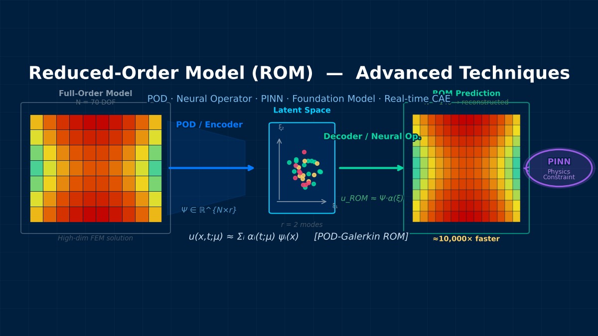 高级降阶建模：非线性流形学习与DMD特征值谱