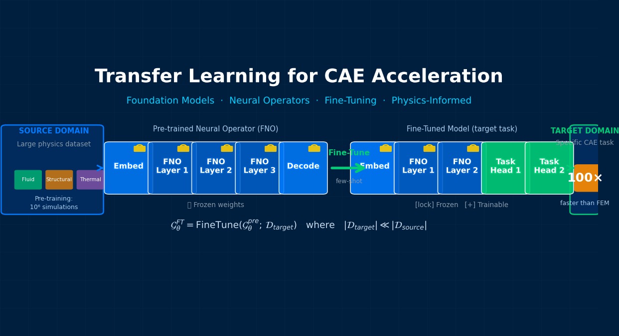 CAE高级迁移学习：多保真度域适应与微调曲线