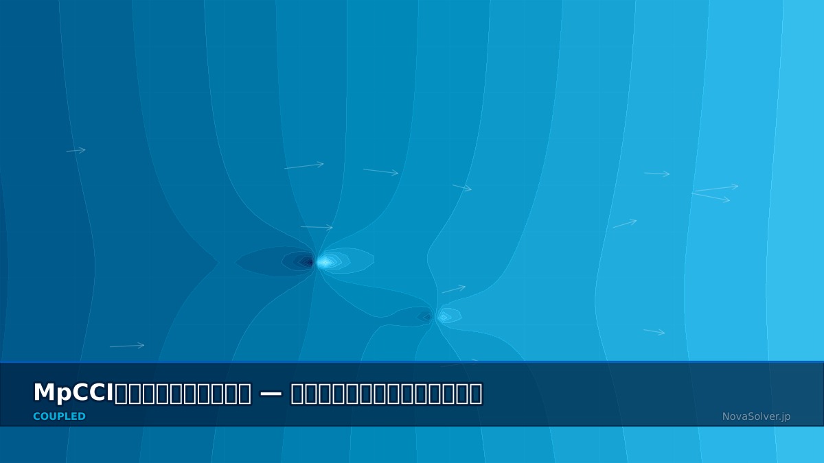 CAE visualization for co simulation mpcci troubleshoot - technical simulation diagram