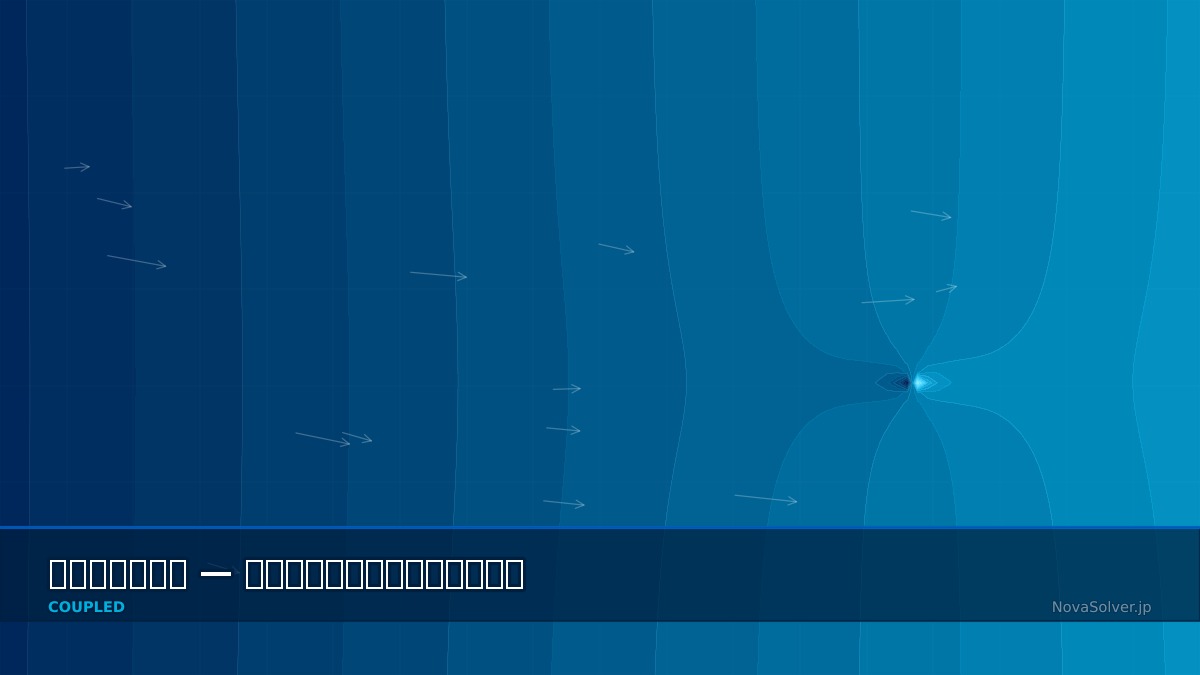 CAE visualization for conjugate heat transfer troubleshoot - technical simulation diagram