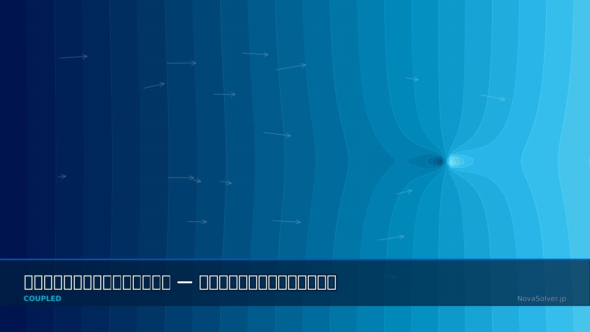 CAE visualization for data driven multiphysics troubleshoot - technical simulation diagram