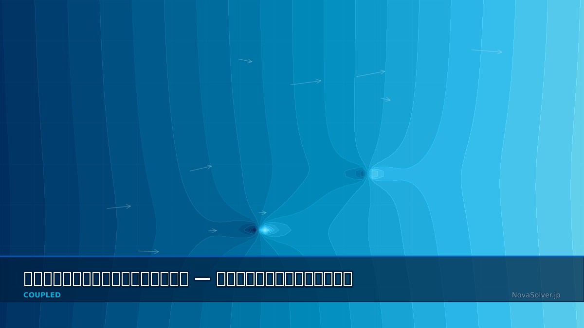 CAE visualization for digital twin multiphysics troubleshoot - technical simulation diagram