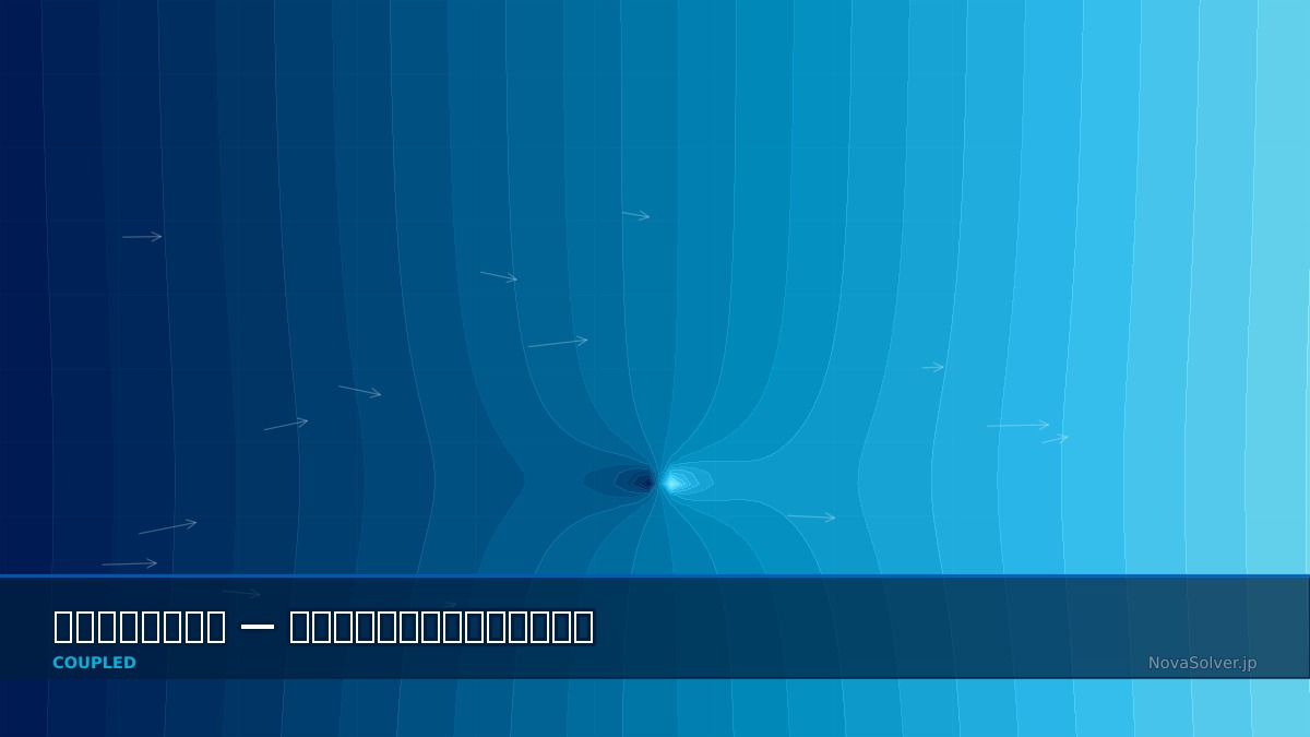 CAE visualization for mixed convection coupling troubleshoot - technical simulation diagram