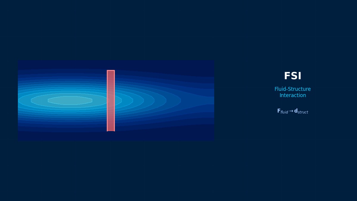 CAE visualization for propeller cavitation fsi theory - technical simulation diagram