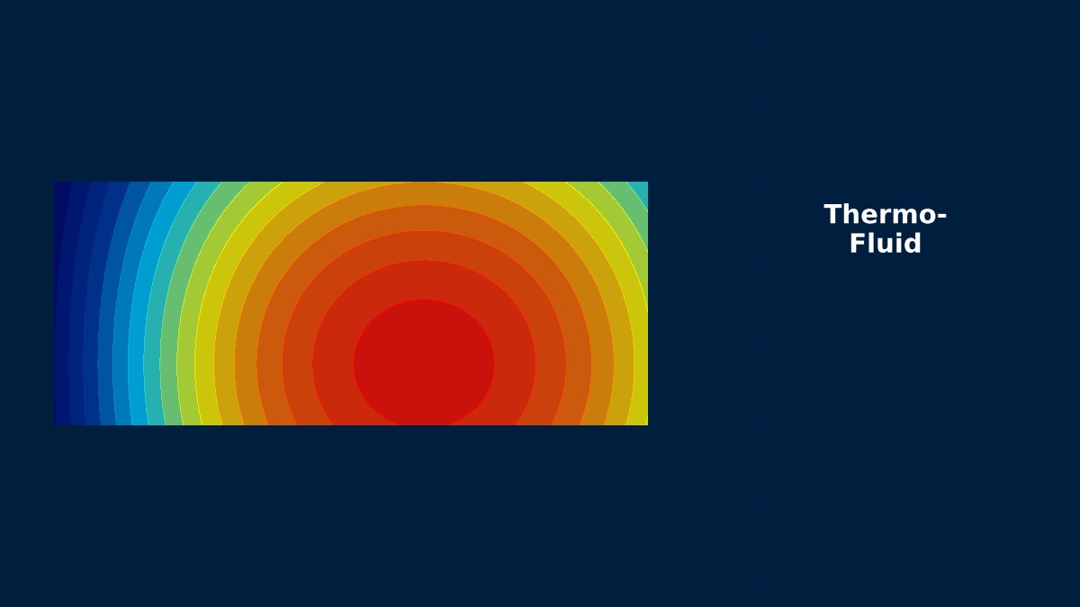 CAE visualization for thermal stratification theory - technical simulation diagram