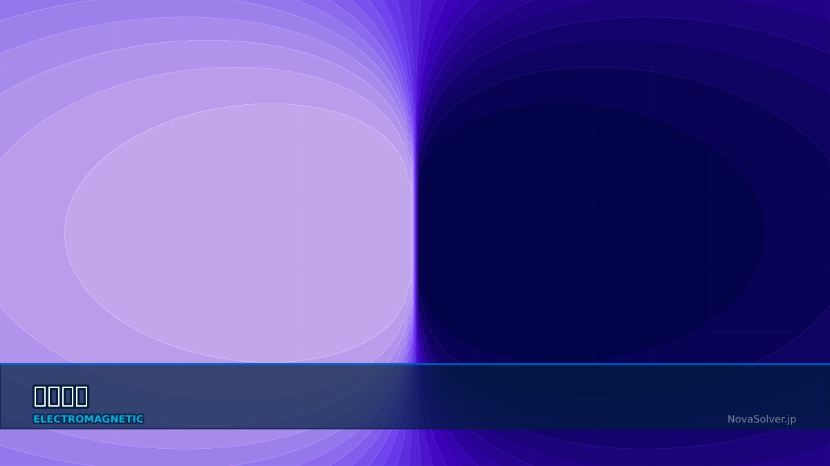 CAE visualization for eddy current loss theory - technical simulation diagram