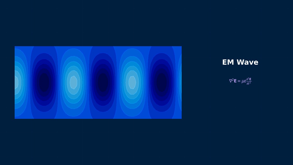 PML absorbing boundary condition - electromagnetic wave attenuation profile in perfectly matched layer