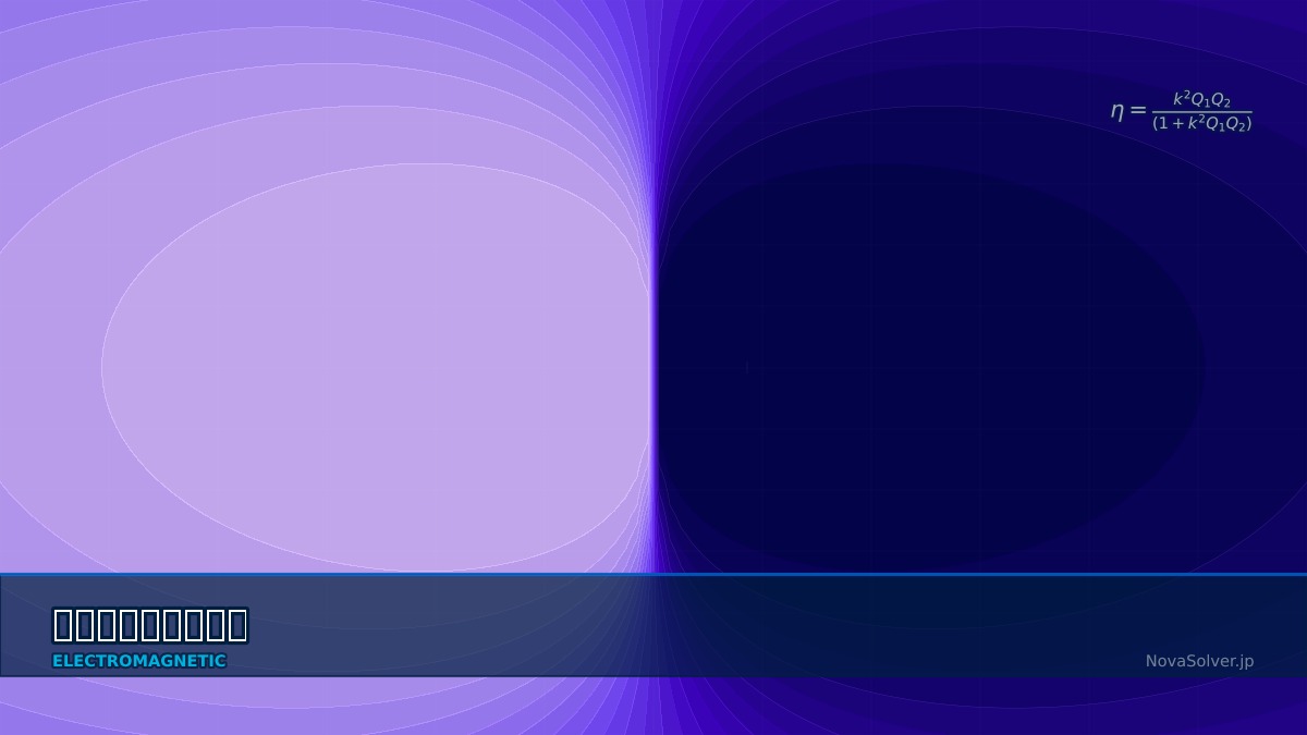 CAE visualization for wireless power transfer theory - technical simulation diagram