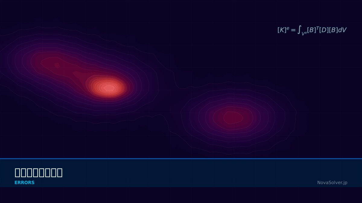 CAE visualization for collapsed element - technical simulation diagram