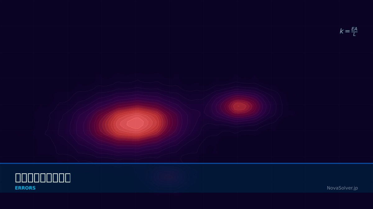 CAE visualization for numerical overflow troubleshoot - technical simulation diagram