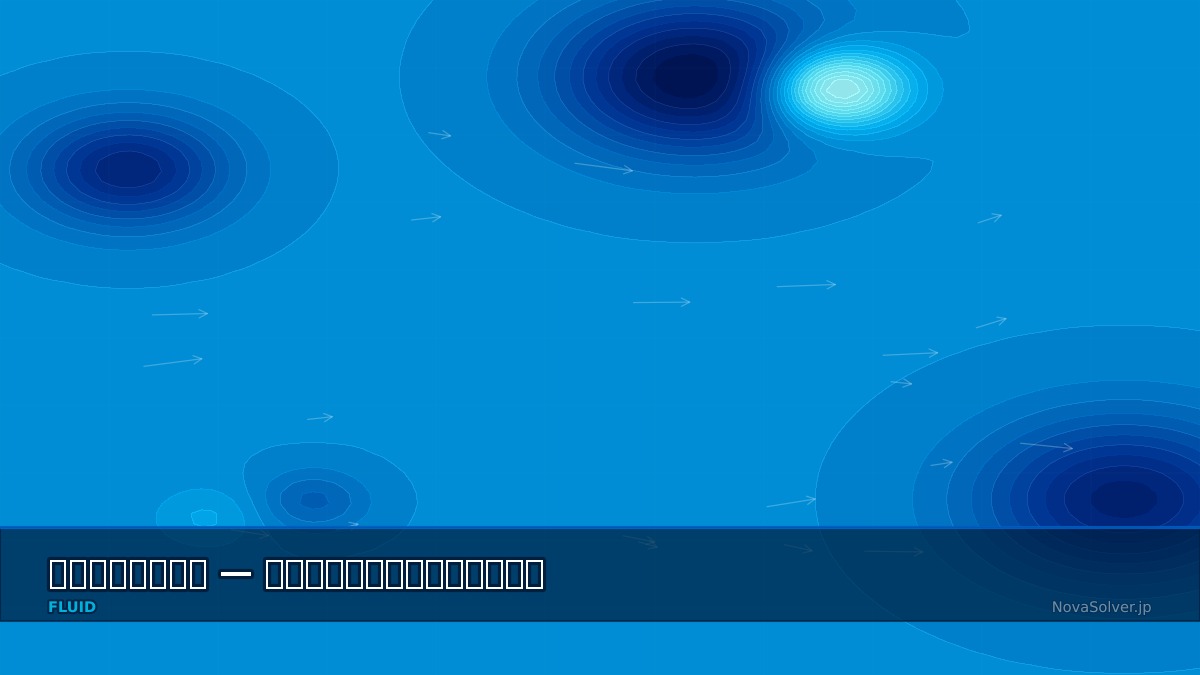 CAE visualization for bernoulli equation troubleshoot - technical simulation diagram