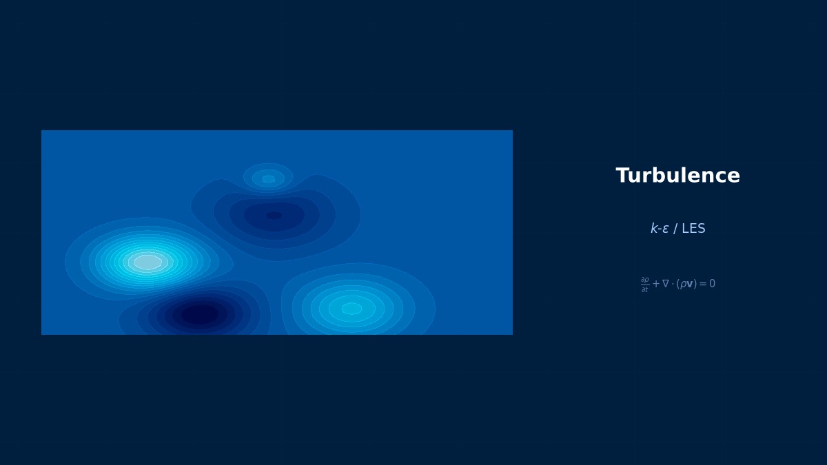 CAE visualization for dns fundamentals theory - technical simulation diagram