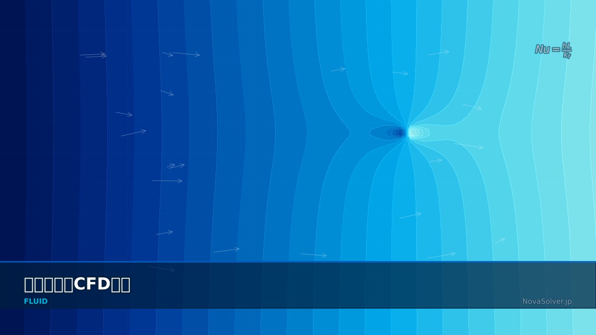 CAE visualization for forced convection cfd theory - technical simulation diagram