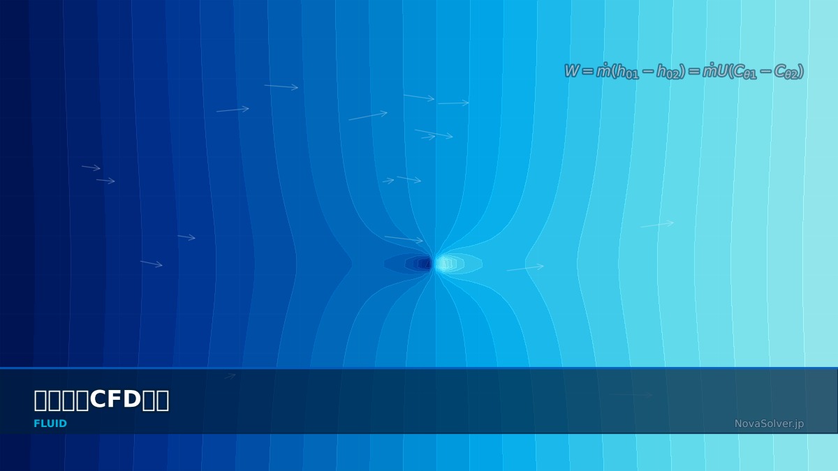 CAE visualization for hydraulic turbine cfd troubleshoot - technical simulation diagram