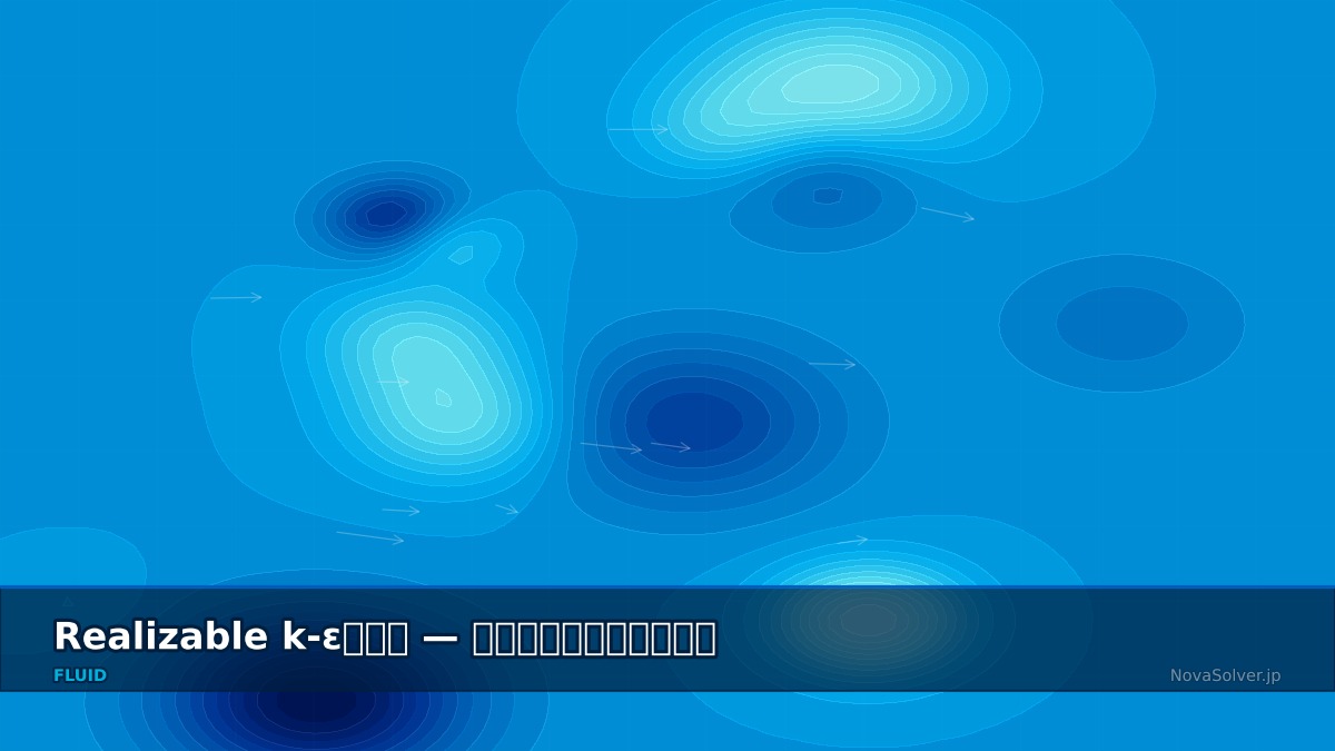 CAE visualization for k epsilon realizable troubleshoot - technical simulation diagram
