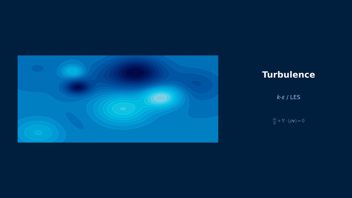 CAE visualization for k epsilon rng theory - technical simulation diagram