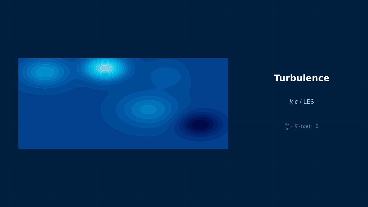 CAE visualization for k epsilon standard theory - technical simulation diagram