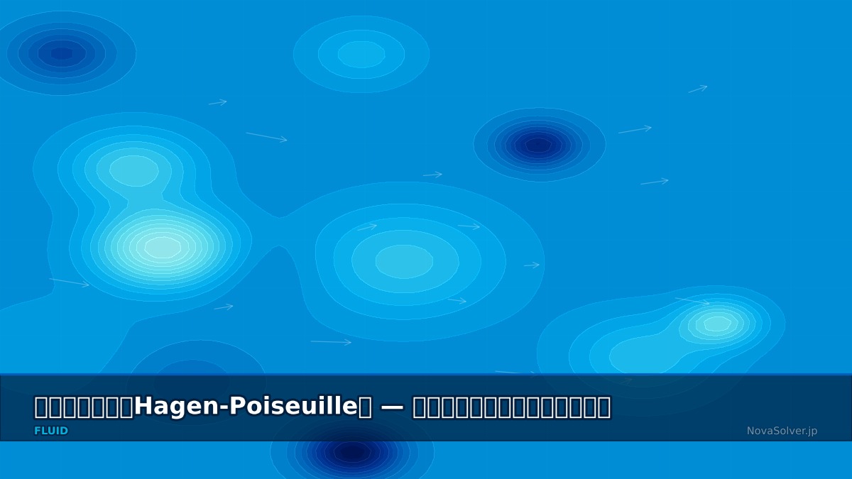 CAE visualization for laminar pipe flow troubleshoot - technical simulation diagram