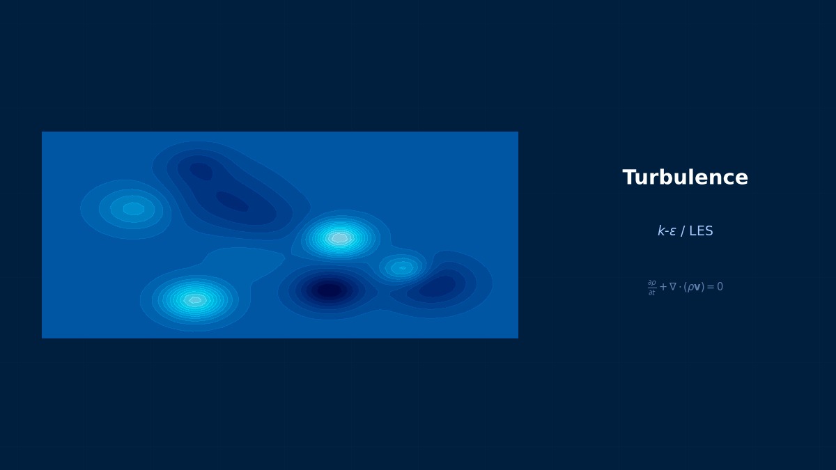 CAE visualization for low re model theory - technical simulation diagram