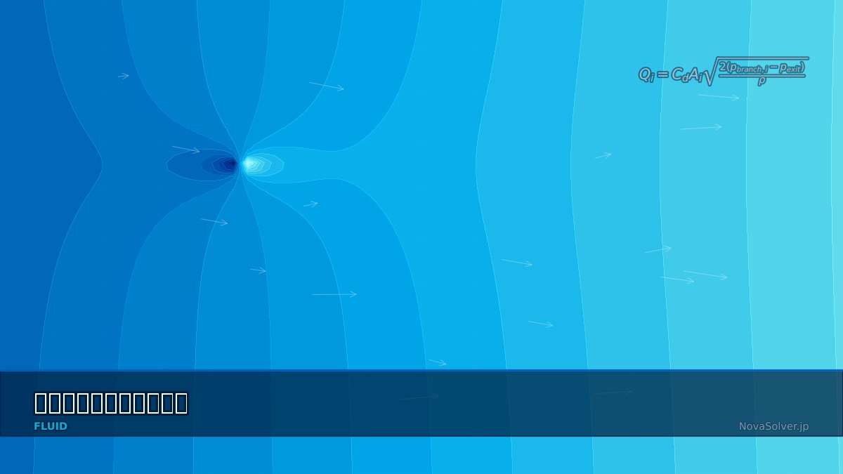 CAE visualization for manifold flow theory - technical simulation diagram