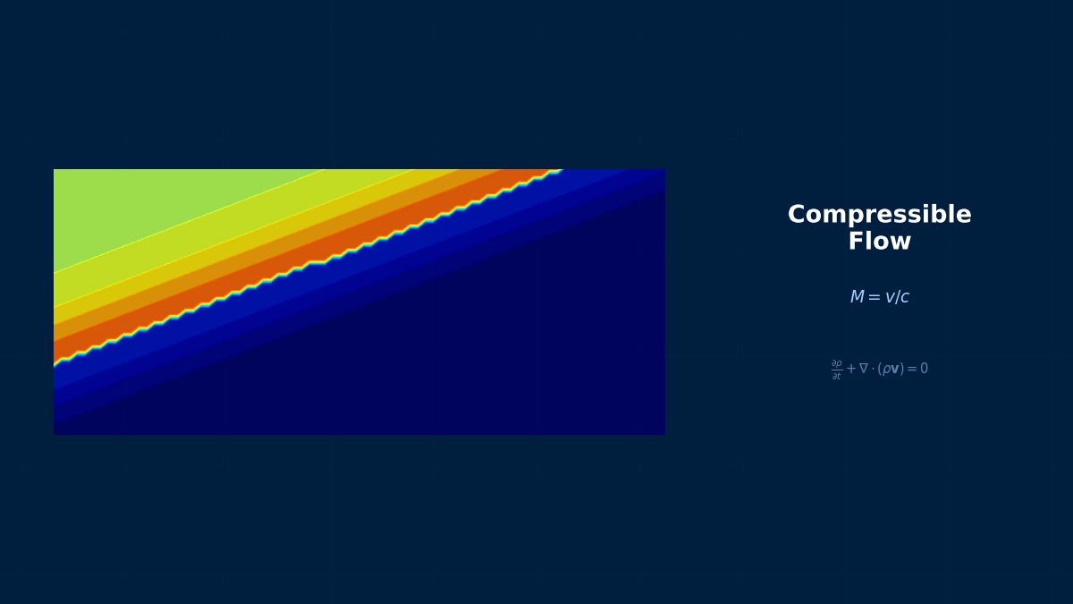 CAE visualization for mixing layer theory - technical simulation diagram