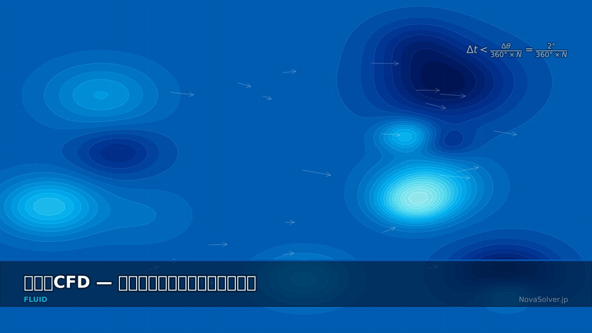 CAE visualization for mixing vessel troubleshoot - technical simulation diagram