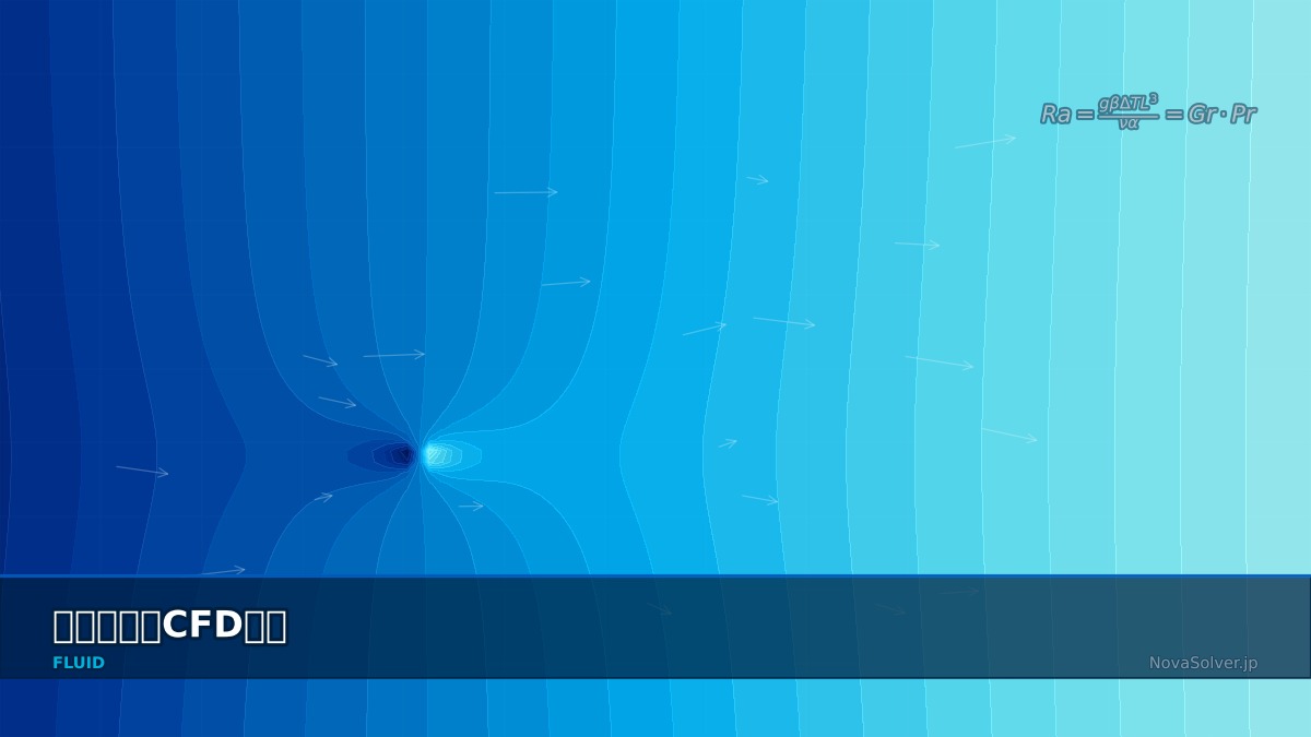 CAE visualization for natural convection cfd troubleshoot - technical simulation diagram