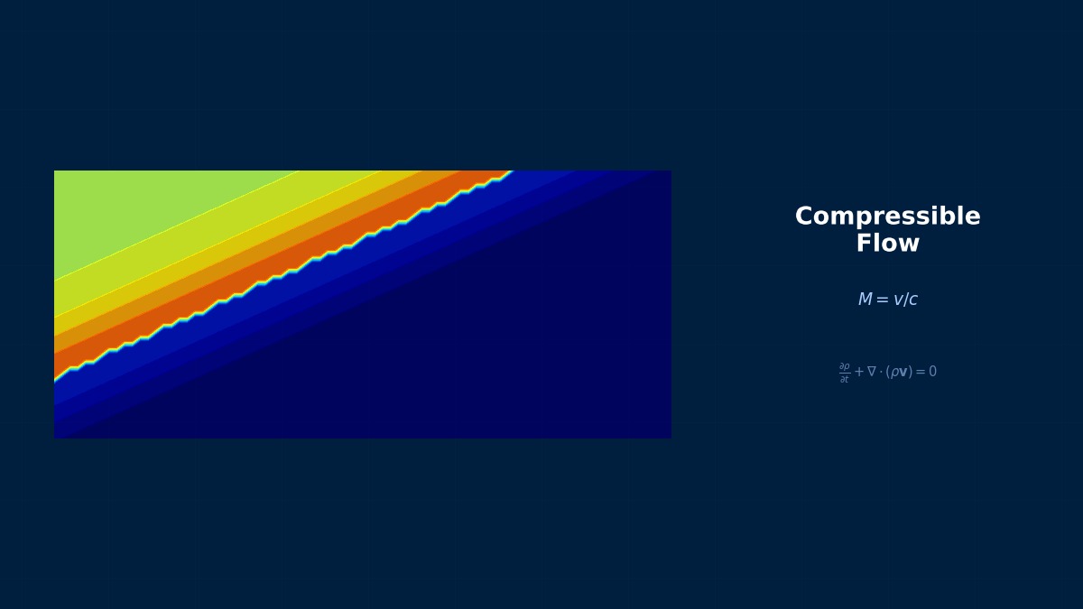 CAE visualization for nozzle flow theory - technical simulation diagram
