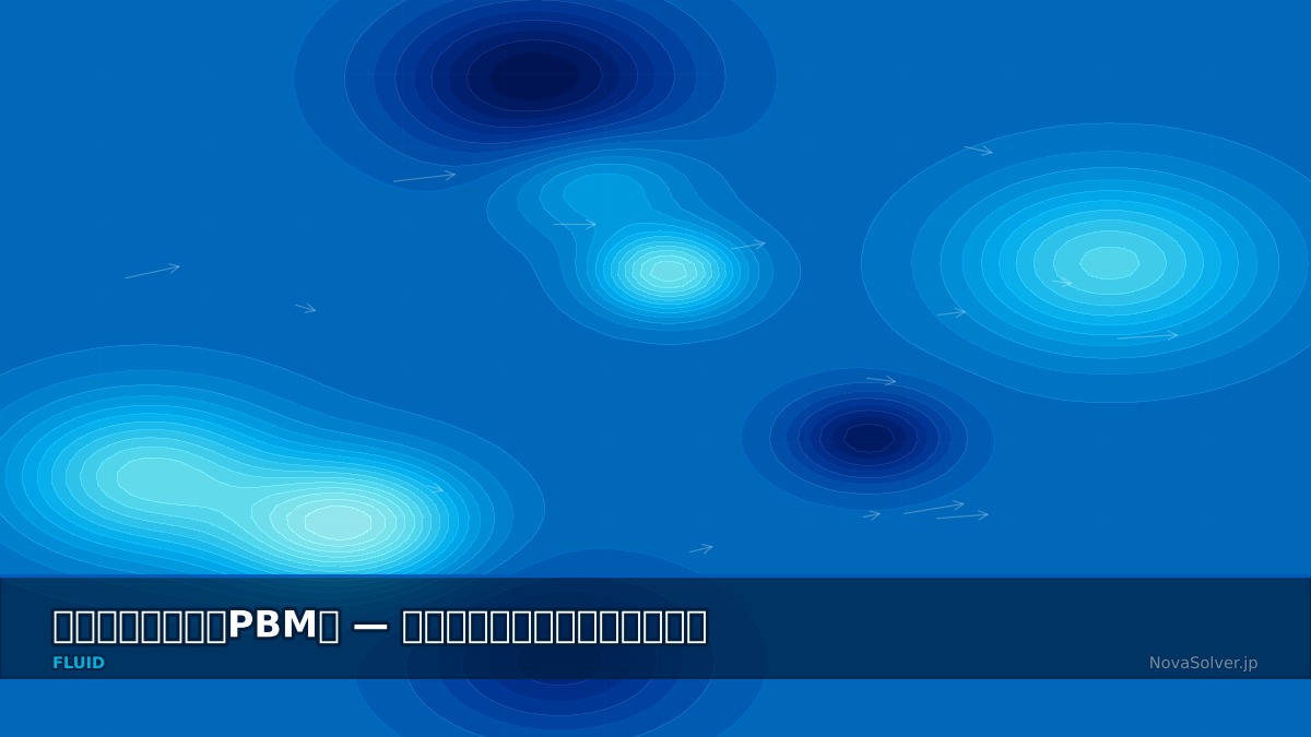 CAE visualization for population balance troubleshoot - technical simulation diagram
