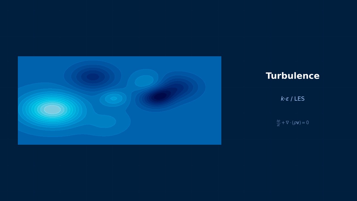 CAE visualization for reynolds stress model theory - technical simulation diagram