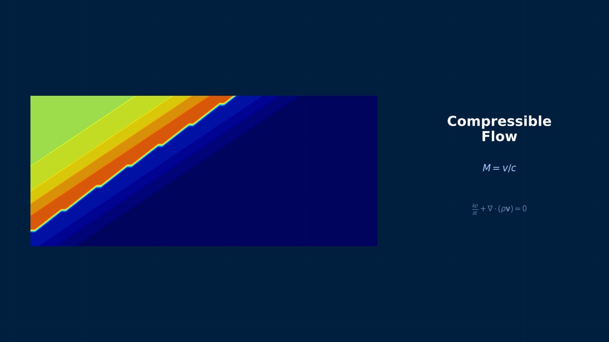 CAE visualization for shock boundary layer theory - technical simulation diagram