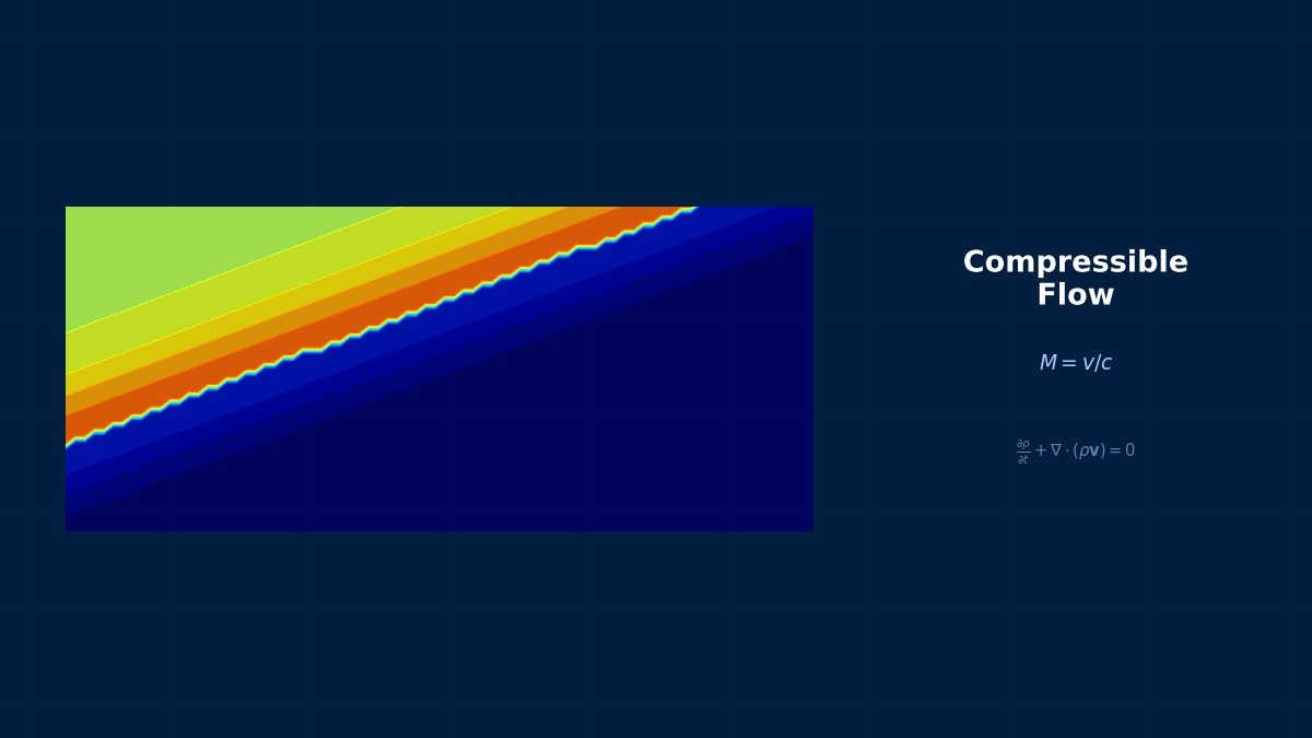 CAE visualization for shock tube riemann theory - technical simulation diagram