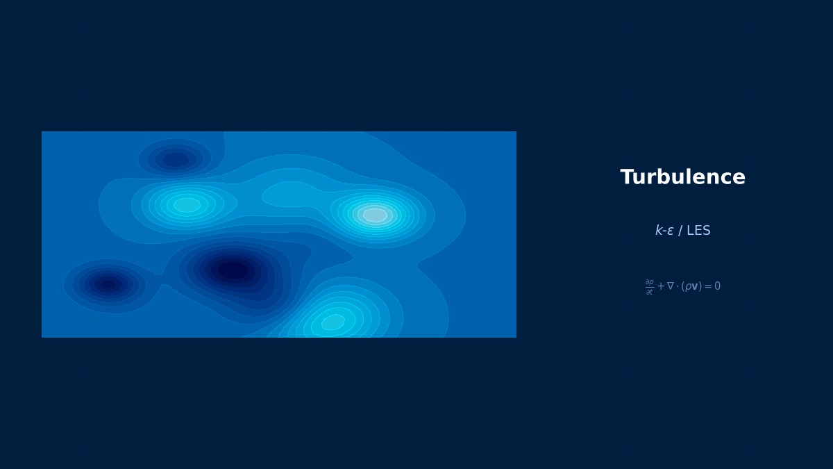CAE visualization for smagorinsky model theory - technical simulation diagram