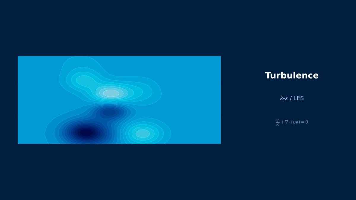 CAE visualization for vreman model theory - technical simulation diagram