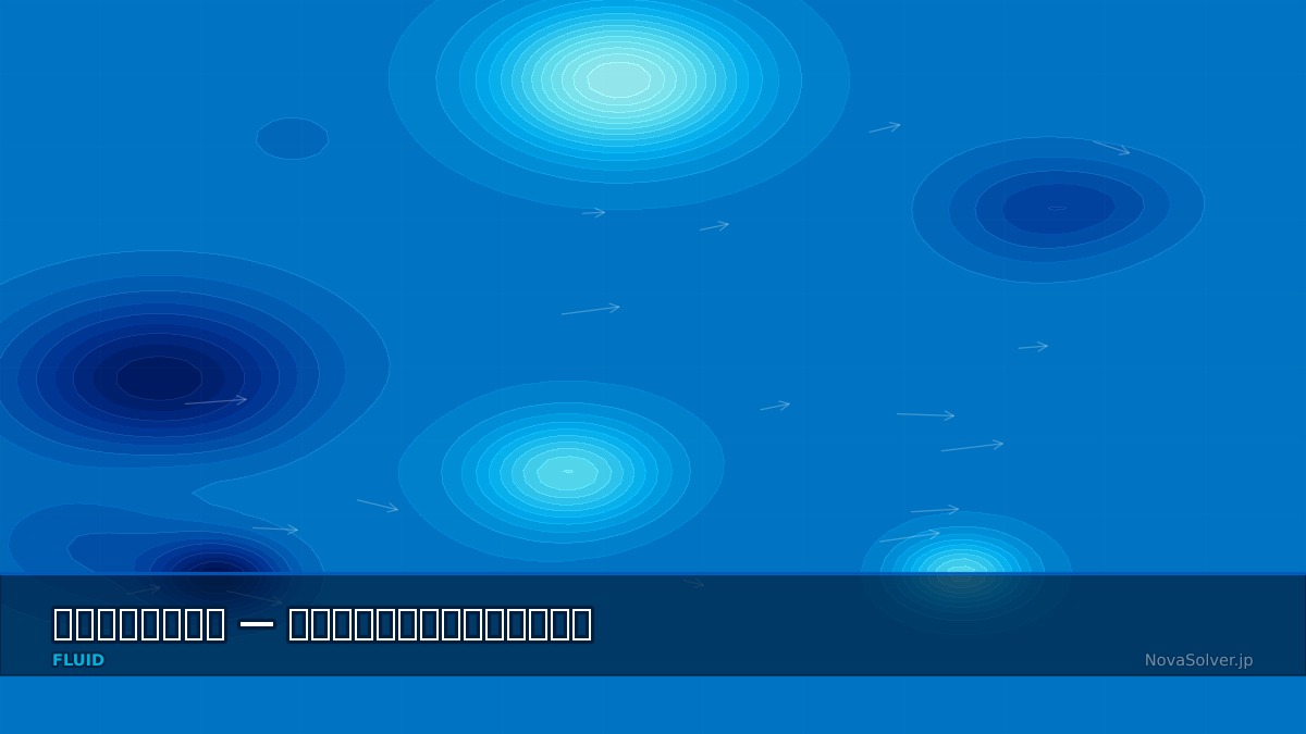 CAE visualization for wake flow troubleshoot - technical simulation diagram