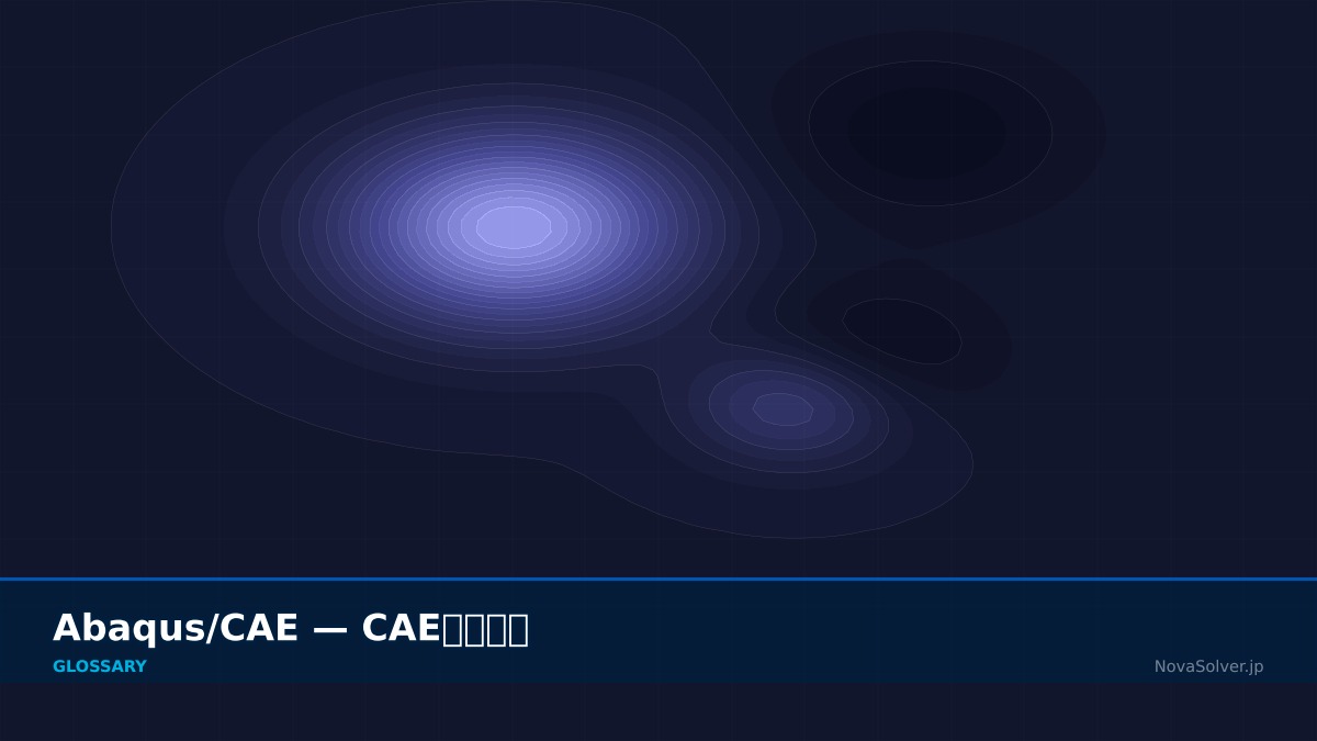 CAE visualization for abaqus cae - technical simulation diagram