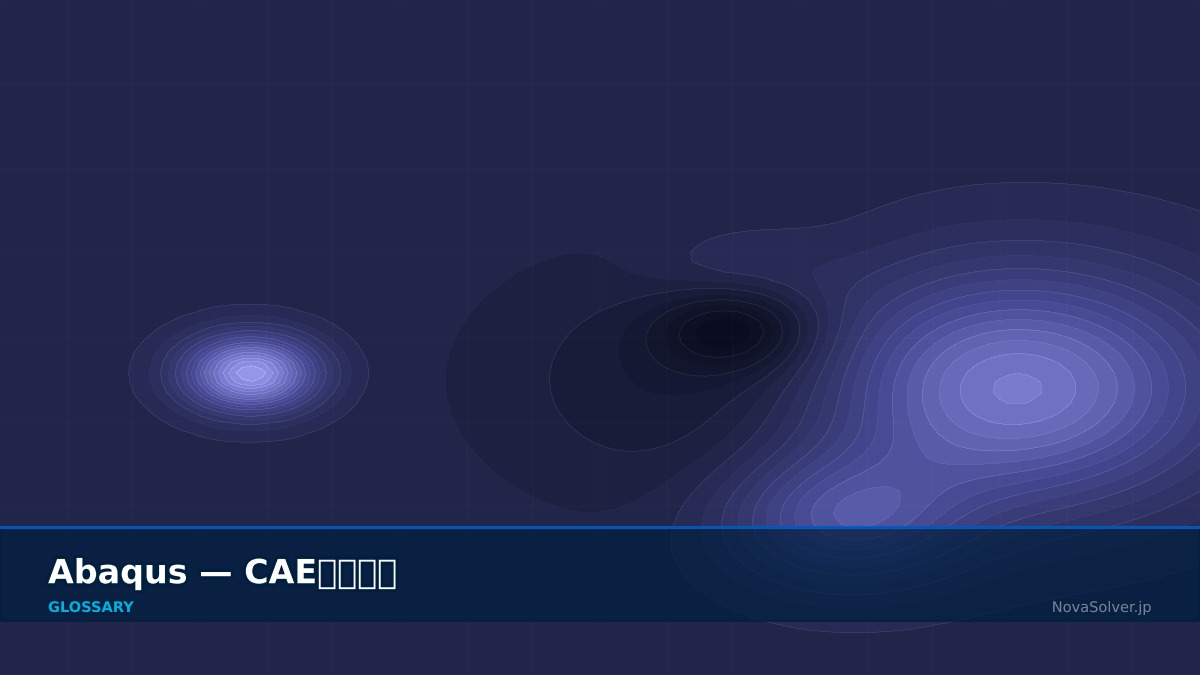 CAE visualization for abaqus - technical simulation diagram
