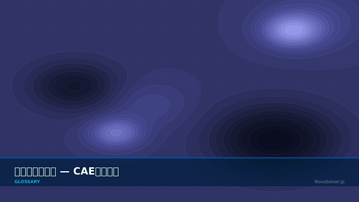 CAE visualization for animation - technical simulation diagram