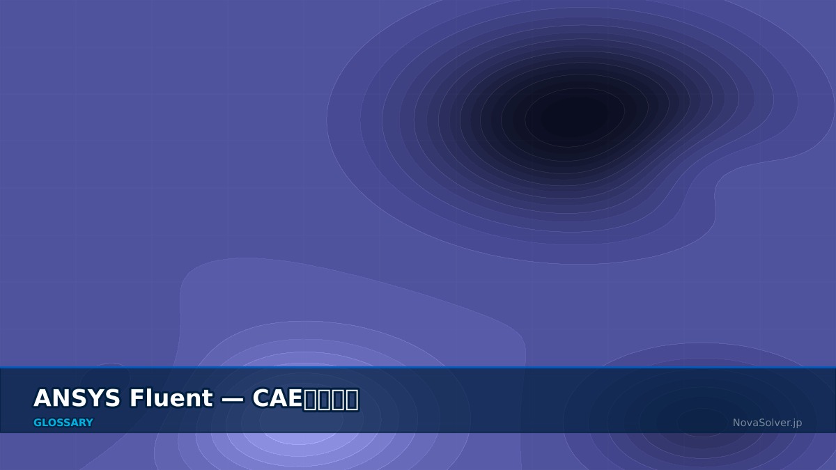 CAE visualization for ansys fluent - technical simulation diagram