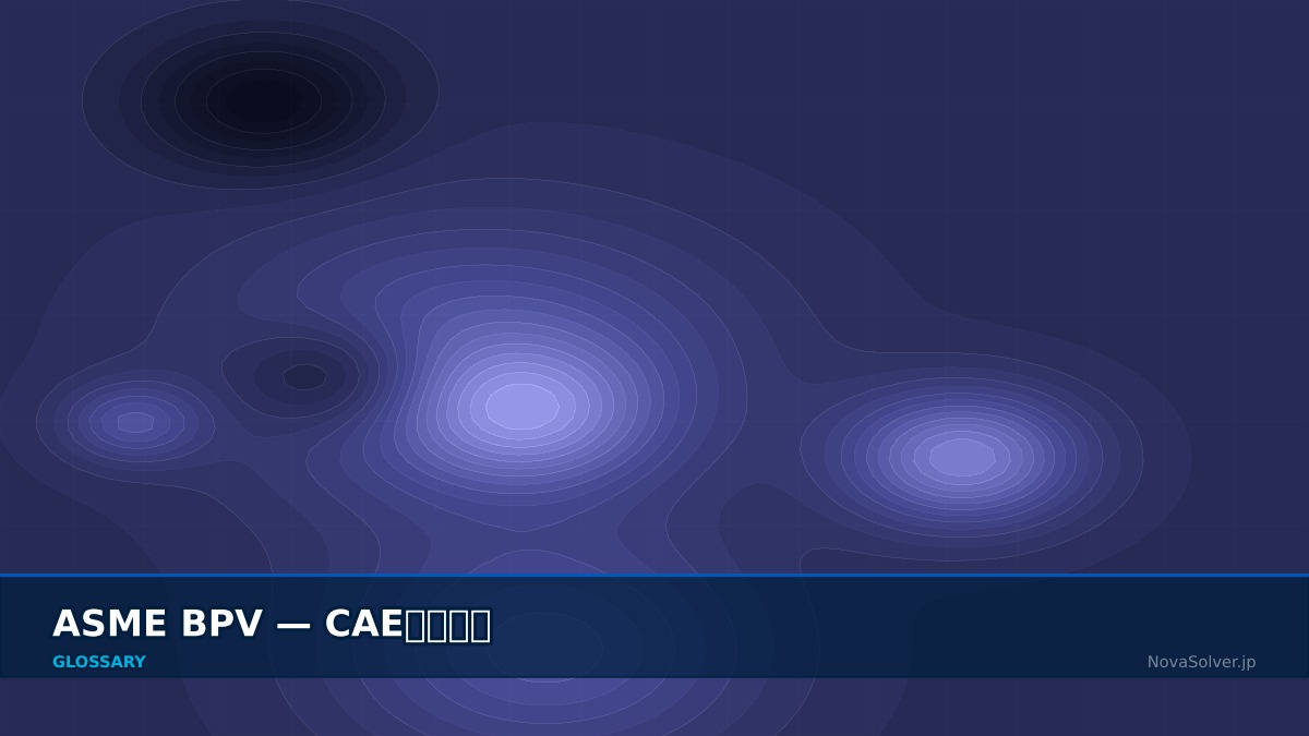 CAE visualization for asme bpv - technical simulation diagram
