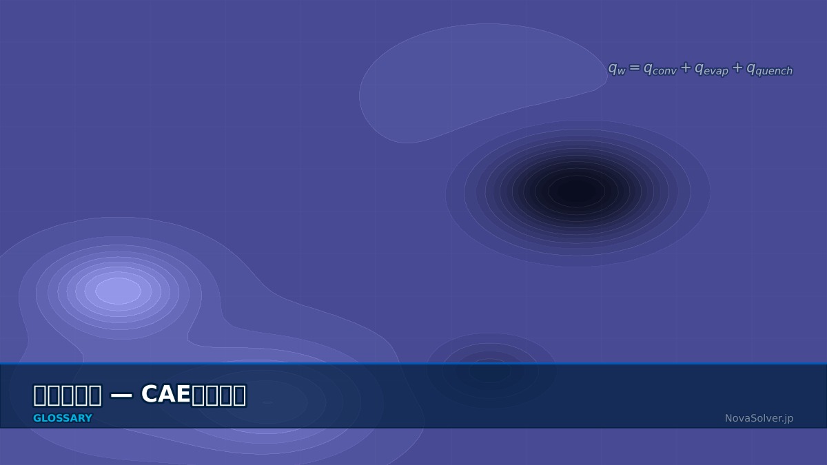 CAE visualization for boiling model - technical simulation diagram