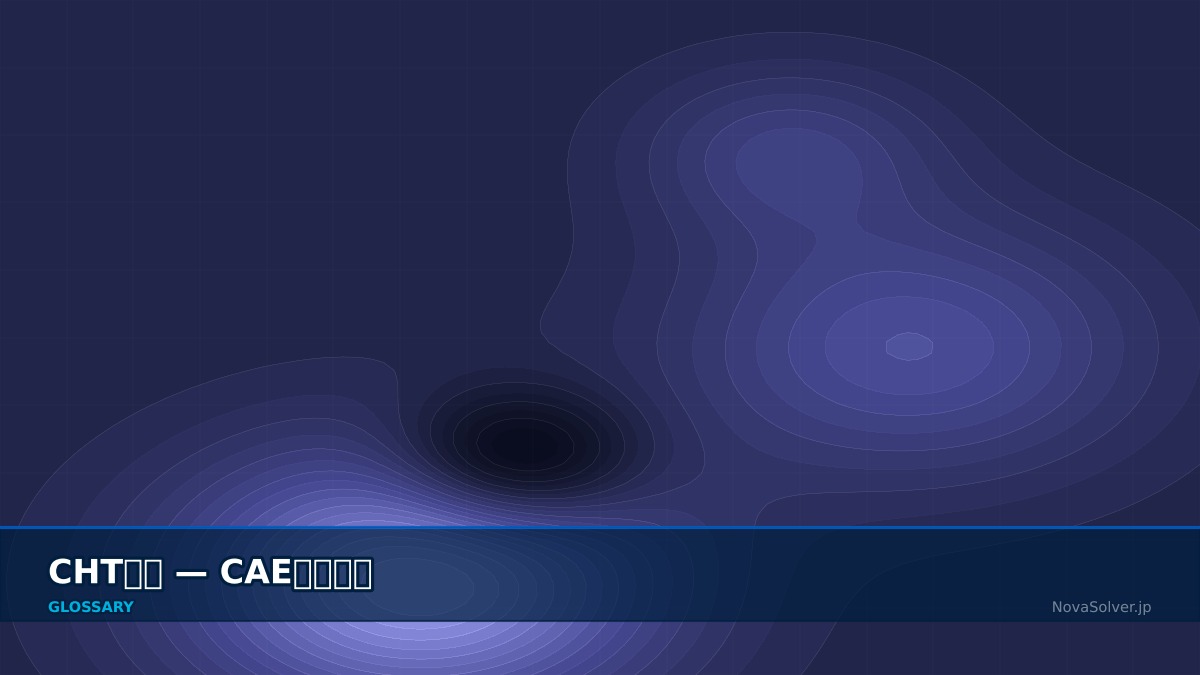 CAE visualization for cht analysis - technical simulation diagram