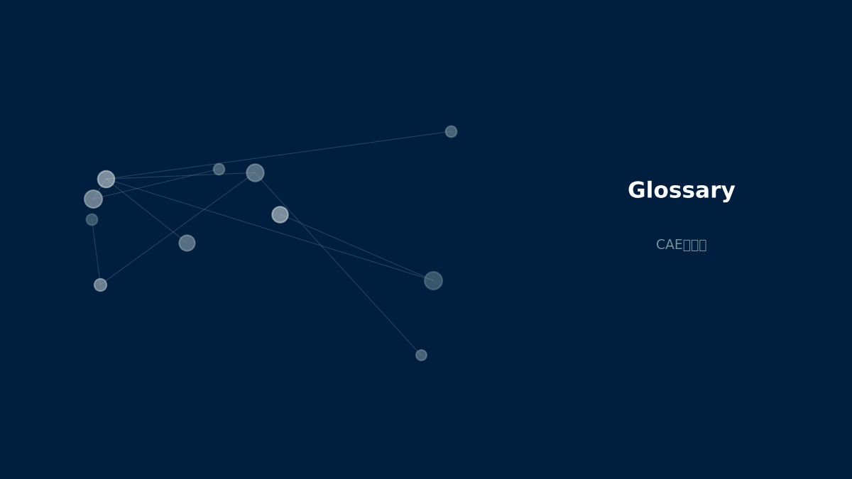 CAE visualization for ci cd cae - technical simulation diagram