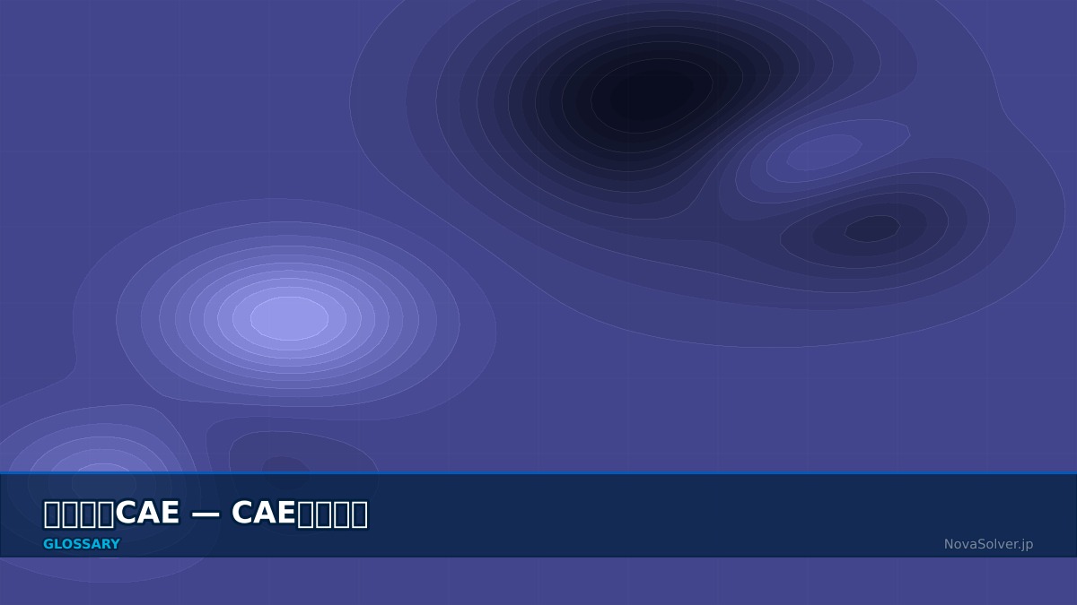 CAE visualization for cloud cae - technical simulation diagram