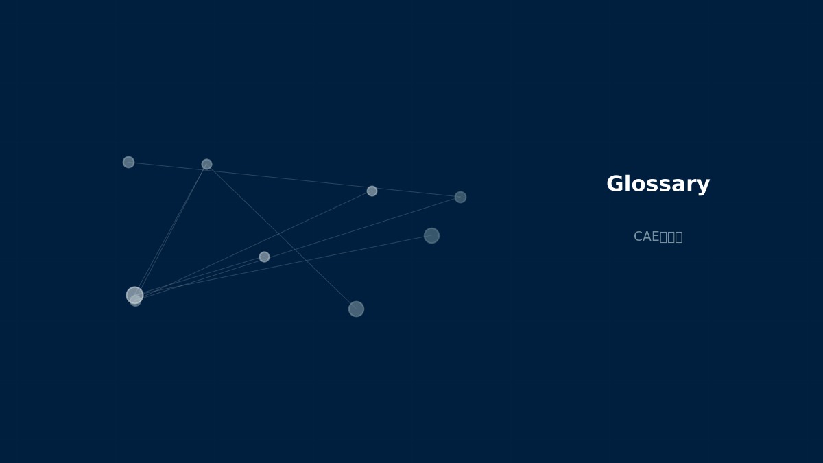 CAE visualization for connector element - technical simulation diagram