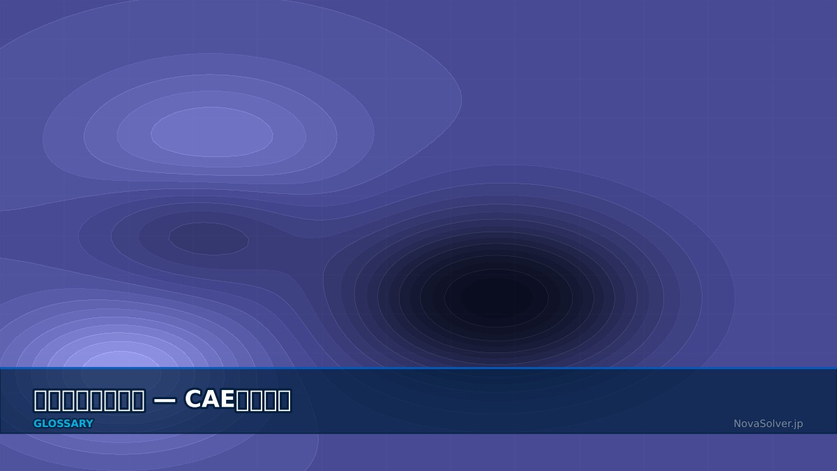 CAE visualization for deformation gradient - technical simulation diagram