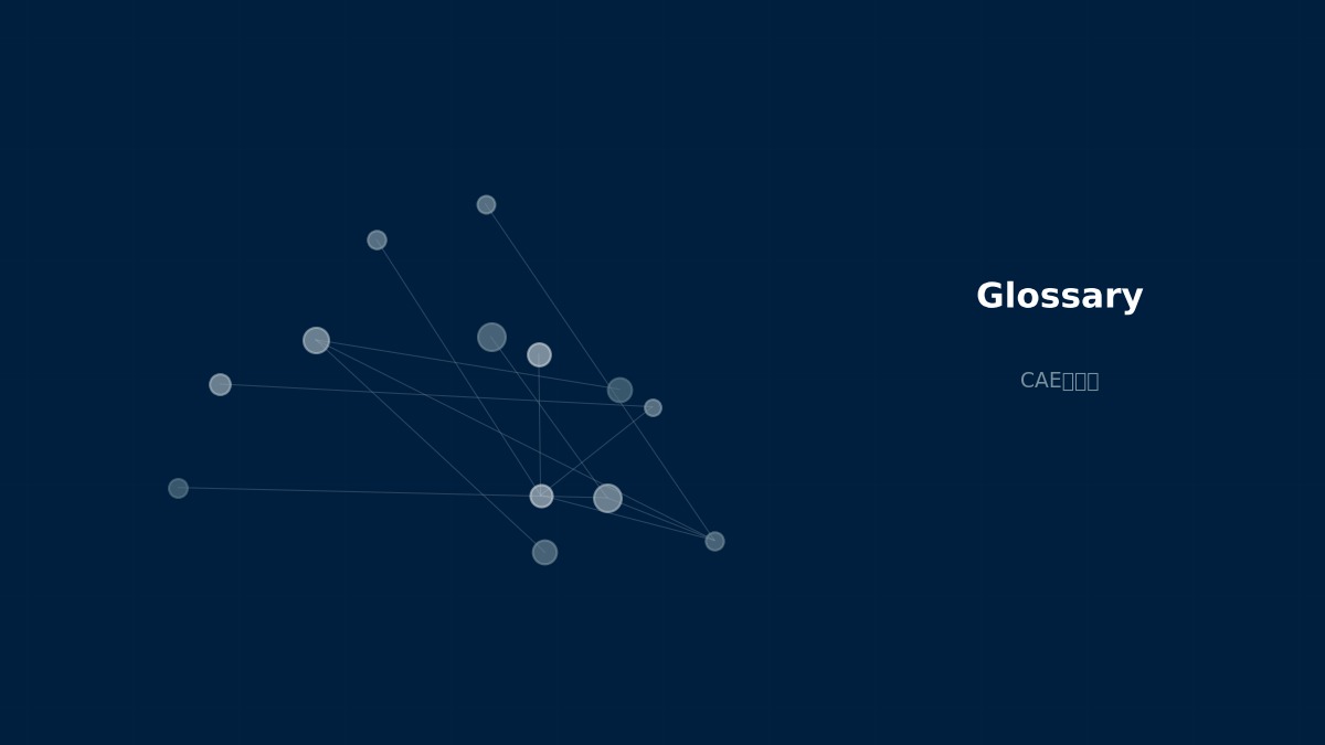 CAE visualization for digital thread - technical simulation diagram