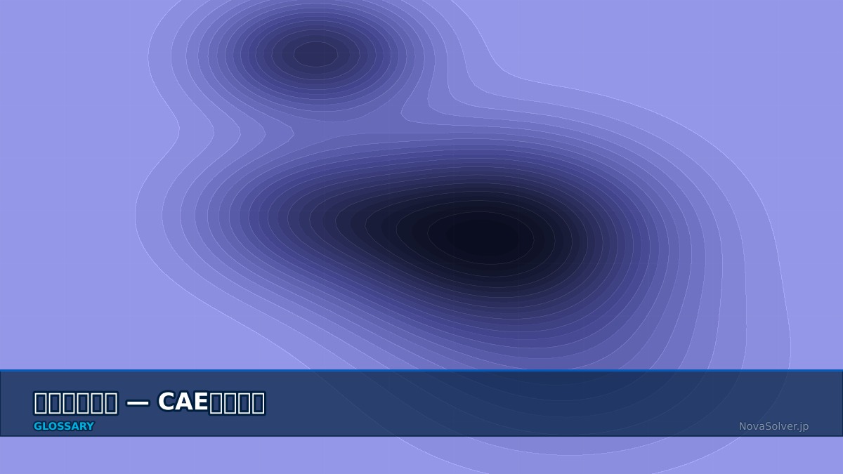 CAE visualization for eddy viscosity model - technical simulation diagram