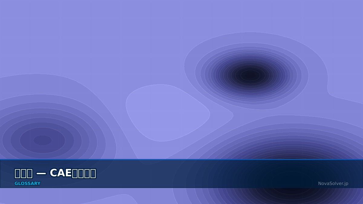 CAE visualization for electromagnetic force - technical simulation diagram