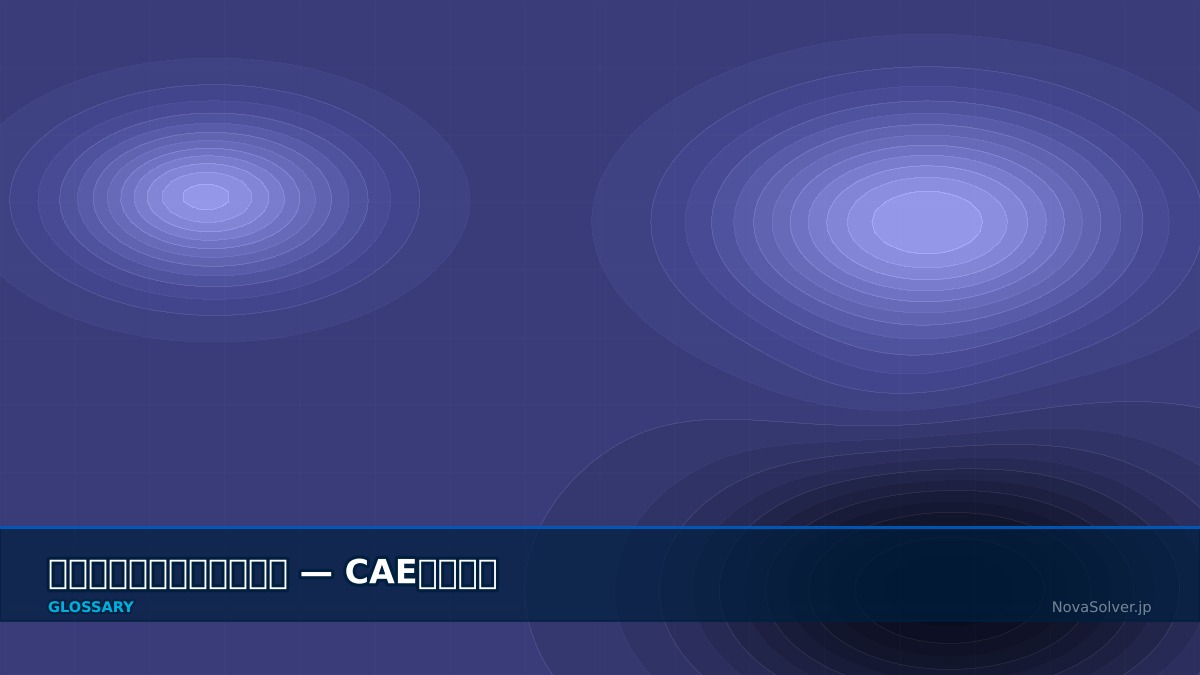 CAE visualization for floating license - technical simulation diagram